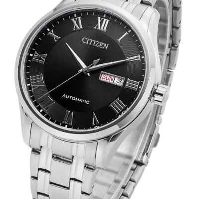 Đồng Hồ Nam Citizen Dây Thép Không Gỉ NH8360-80E - Mặt Đen