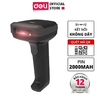 Máy Quét Mã Vạch 1D 2D Đa Ứng Dụng Deli - Quét Mã Bar Code QR Siêu Thị, Cửa Hàng Tạp Hóa, Kho Hàng, Kết Nối USB Có Dây Đa Thiết Bị Thông Minh - Hàng Chính Hãng- ES221