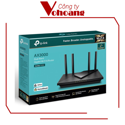 Bộ Phát Wifi TP-Link Archer AX55 Chuẩn Wi-Fi 6 AX3000 - Hàng Chính Hãng