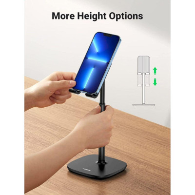 Ugreen UG80194LP280TK 7.9inch Màu Đen Giá đỡ điện thoại bàn có thể điều chỉnh , Vỏ ABS Thanh đỡ bằng hợp kim - HÀNG CHÍNH HÃNG
