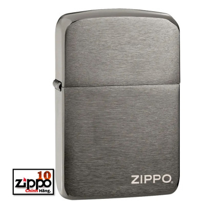 Bật Lửa Zippo 24485 Replica 1941 Black Ice with Logo - Chính hãng 100%