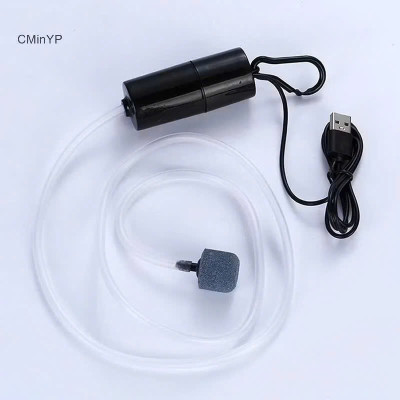 Máy Sủi Khí Oxy Mini Bể Cá Cảnh Thủy Sinh – Loại Tốt, Khí Mạnh, Siêu Êm, Cắm USB