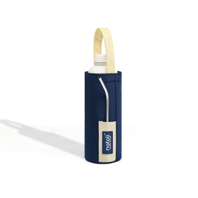 Túi đựng bình giữ nhiêt NATOLI, chất vải dày dặn có quai xách đựng ly cốc, bình nước cao cấp BST Sturdy Bottle Pouch T29