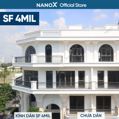 Phim bảo vệ kính trong suốt NanoX SF 4MIL, giấy dán bảo vệ kính, chống xước, chống vỡ, nổ kính cường lực.