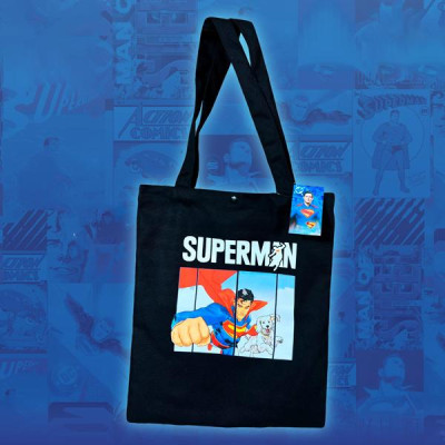 Túi Vải Superman Comic - Suns - Màu Đen