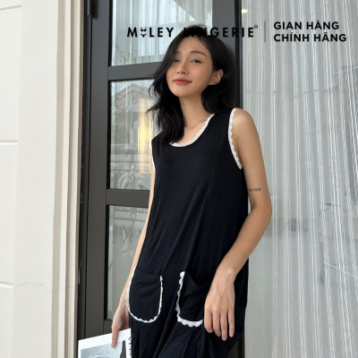 ĐẦM MẶC NHÀ VẢI SỢI THIÊN NHIÊN BAMBOO MILEY - DBS0101