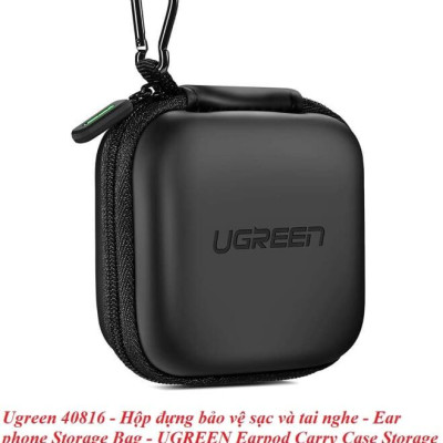 Ugreen UG40816LP128TK Màu Đen Hộp đựng tai nghe chống sốc - HÀNG CHÍNH HÃNG