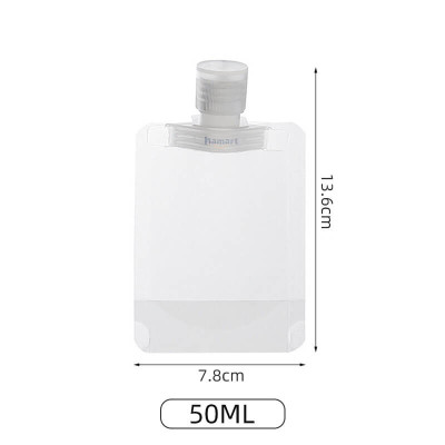 Túi Chiết Mỹ Phẩm Du Lịch Chiết Dầu Gội Sữa Tắm PET Nắp Kín Chống Rò Rỉ Tái Sử Dụng Tiện Lợi