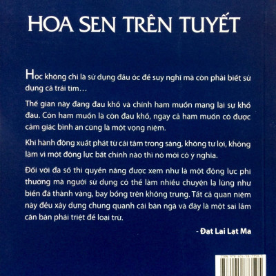 Quà Tặng Sách Nói: Hoa Sen Trên Tuyết - Kèm Dịch Vụ Sinh Trắc Vân Tay – Phân Tích Tính Cách Hành Vi Cơ Bản