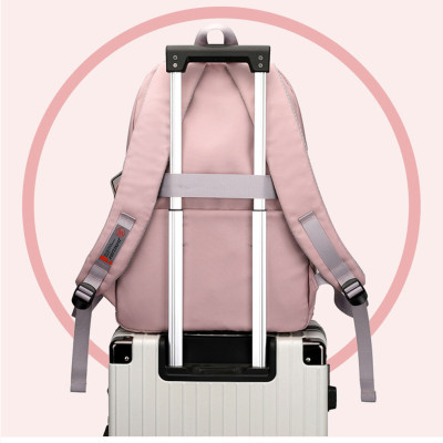 Balo học sinh trung học cho bé gái phong cách Hàn Quốc dày dặn chống tấm nước – HS1026