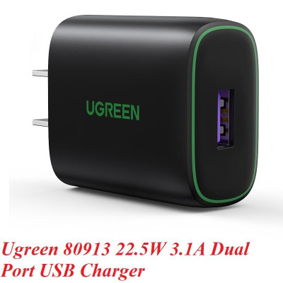 Ugreen UG80913cd231TK 22.5W 3.1A chuẩn huawei Củ sạc nhanh đầu usb - HÀNG CHÍNH HÃNG