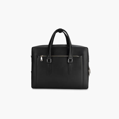 Túi Xách, Cặp Thời Trang Công Sở Nam Da Bò Alran Cao Cấp GCE12 Đen