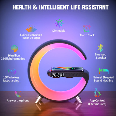 Loa Bluetooth Chữ G-Studio RGB sạc không dây đủ dòng