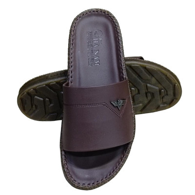 Dép Nam Da Bò HA NAM Đế Siêu Nhẹ Khâu Chỉ Toàn Bộ DNA22030