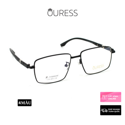 Gọng kính cận T3121 chất liệu titan thời trang mắt kính OURESS nam nữ siêu nhẹ siêu bền