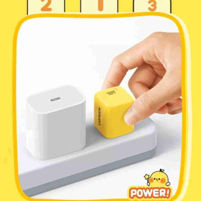 Ugreen UG80947CD249TK 20W Màu Vàng Bộ Sạc nhanh USB-C QC4.0 PD 3.0 Lucky Pear - HÀNG CHÍNH HÃNG