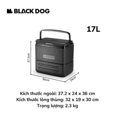 Thùng giữ nhiệt 17L Blackdog BD-BWX001