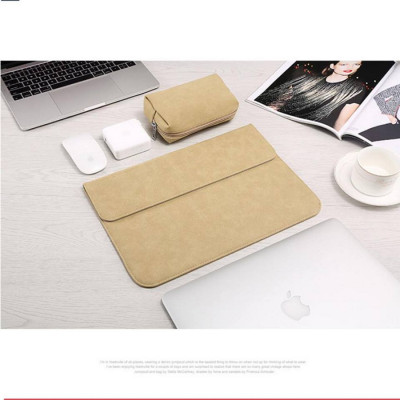 BAO DA, TÚI DA, CẶP DA CHỐNG SỐC CHO MACBOOK, LAPTOP, SURFACE KÈM VÍ ĐỰNG PHỤ KIỆN