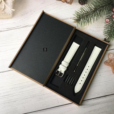 Dây Đeo Đồng Hồ Size Nữ 12mm 14mm 16mm 18mm Da Bò Mềm 