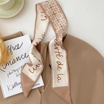 Dây Buộc Tóc Nữ In Hoa 3D Khăn Choàng Cổ Khăn lụa Thời Trang Phụ Kiện Mặc Đi Chơi Quà Tặng Cao Cấp-New Design PK0011