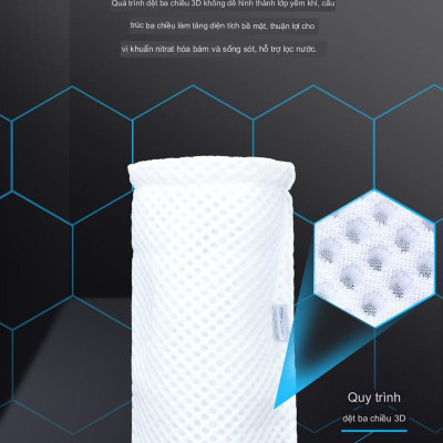 Túi Lọc Cặn Hồ Cá Chống Tràn 2 Lớp Cao Cấp