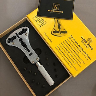 Dụng cụ compa 3 chấu mở đáy xoáy cho đồng hồ có đầu thay