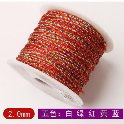 Chỉ ngũ sắc bình an tết vòng phong thủy