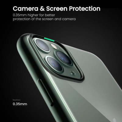 Ugreen UG80468LP268TK iPhone 11 Pro ốp lưng trong suốt viền xanh chống va đập - HÀNG CHÍNH HÃNG