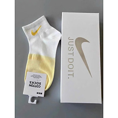 Tất nam/nữ cotton dày dặn co dãn tốt đơn giản hằng ngày - combo 5 đôi tặng kèm hộp