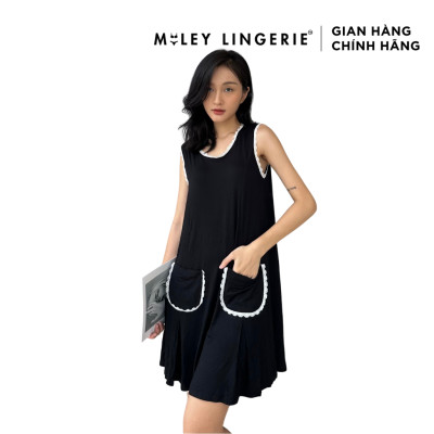 ĐẦM MẶC NHÀ VẢI SỢI THIÊN NHIÊN BAMBOO MILEY - DBS0101