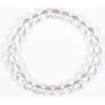 Vòng tay phong thủy đá thạch anh trắng mệnh kim , thủy - Ngọc Quý Gemstones