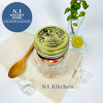 Hũ thủy tinh 500ml Quattro Invetro Ý - Hàng Chính Hãng