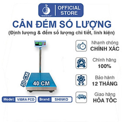 Cân Đếm Số Lượng Vibra FCD - Mặt Bàn Cân 400X500MM