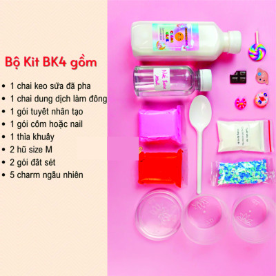 Bộ kit làm slime mây đầy đủ nhất ️FREESHIP️ Bộ kit làm cloud slime hàng Việt Nam cao cấp cho học sinh