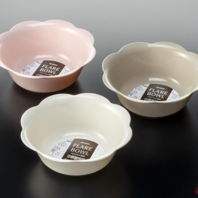 Tô nhựa hình cánh hoa Nakaya Flare Bowl 1.1L