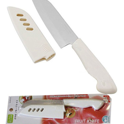 Dao gọt hoa quả được trang bị nắp nhựa bọc lưỡi, thuận tiện khi mang đi du lịch hay những chuyến dã ngoại mà vẫn đảm bảo an toàn - nội địa Nhật Bản 