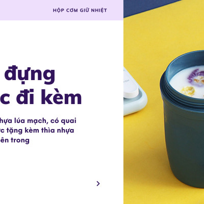 Hộp Cơm Văn Phòng Giữ Nhiệt  2 Lớp 2 Tầng Tiện Lợi Kèm Hộp Đựng Canh Soup và Bộ Đũa Thìa INOX – Chất Liệu INOX304An Toàn Cho Sức Khỏe – Hàng Chính Hãng MINIIN- Tặng Túi Đựng Cơm