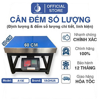 Cân Đếm Số Lượng A15E - Mặt Bàn Cân 500X600MM