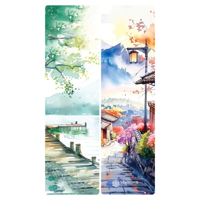 10 Cái Bookmark Hoạ Tiết Phong Cảnh Huyền Bí - SBOOKS