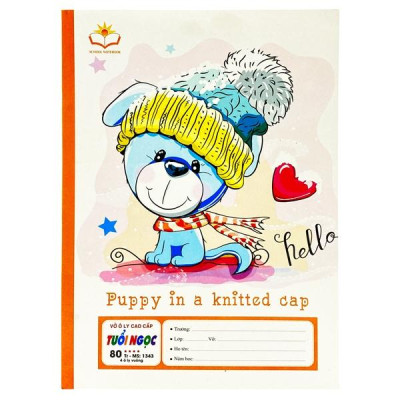 Combo 5 Tập Tuổi Ngọc 4 Ô Ly 80 Trang - Hải Tiến 1343 (Mẫu Màu Giao Ngẫu Nhiên)