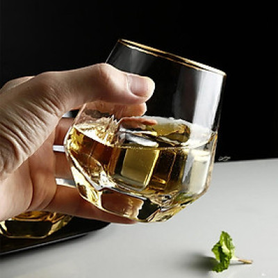 CỐC THỦY TINH LỤC GIÁC | 6 LY TT CHỊU NHIỆT BOROSILICATE CAO CẤP | CỐC LỤC NĂNG TRONG SUỐT