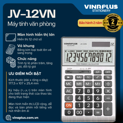 Máy Tính Văn Phòng Jv-12VN Bảo Hành 2 Năm - Tiện Lợi - Chính Hãng
