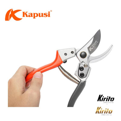 Kéo tỉa cây kiểng cắt cành hãng Kapusi Nhật Bản cao cấp 8 icnh (20cm), thép SK5 k8652