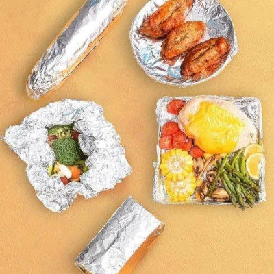 Giấy Bạc Nướng Thực Phẩm, Màng Nhôm Nướng Thịt, Bảo Quản Thức Ăn Nồi Chiên Không Dầu, Lò Nướng 30cmx5,10,20m - Hàng Chính Hãng MINIIN