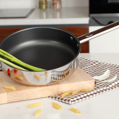 Chảo Inox 2 lớp cao cấp đáy liền Trimax XS EL 3753 size 26cm