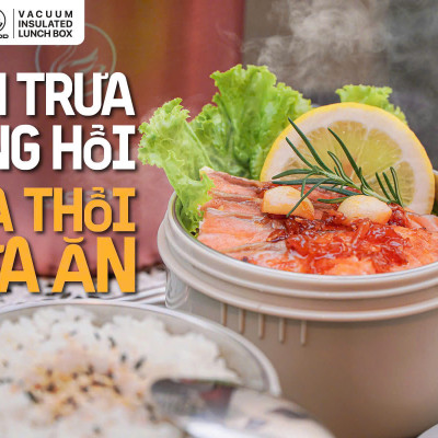 Hộp Cơm Giữ Nhiệt 2GOOD HC50 - 1600ml Inox SUS316 - Tặng Kèm Thìa Inox Gấp Gọn Và Đũa - Hàng Chính Hãng