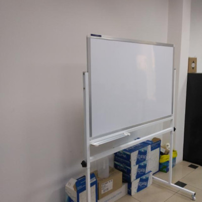 Bảng Di Động 01 Mặt Viết Bút Lông Cao Cấp Bavico Trắng - Nhiều Kích Thước