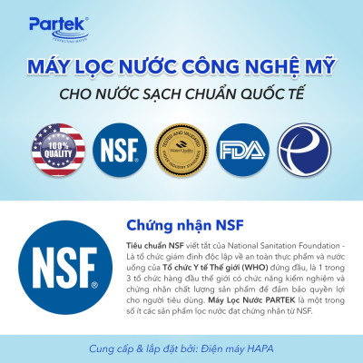 Lõi Lọc PARTEK PP-CATION Cao Cấp 2in1 PCA102 Lõi 10 inch 2-Trong-1 Lọc Cặn Bẩn Và Làm Mềm Nước PARAGON - Hàng Chính Hãng