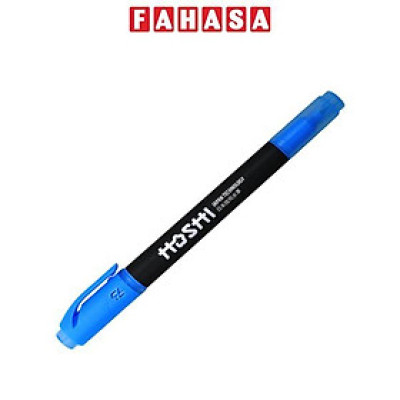 Bút Dạ Quang Hoshi 2 Đầu - Thiên Long HL-018/HS - Màu Xanh Biển