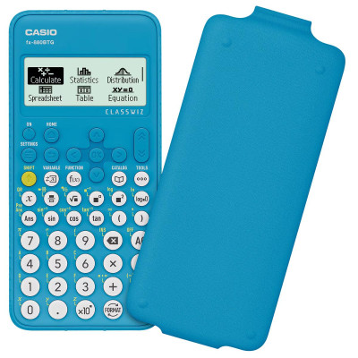 Máy Tính Casio FX-880BTG - Màu Xanh Dương + Bút Frixion Colors và G2 (Màu Mực Ngẫu Nhiên)